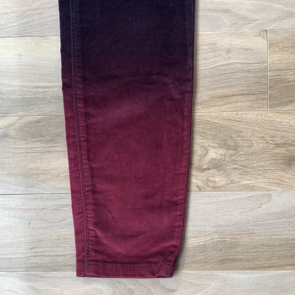 Hudson Jeans ombré velvet NICO mid rise super skinny ankle size 27 - Picture 8 of 14